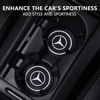 1/2PCS Car Water Cup Bottle Holder Anti-slip Pad Silica Gel Mat for Mercedes Benz AMG W177 W176 X166 X167 C257 C218 X253 C118