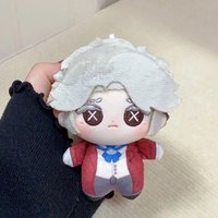 hot 10cm Identity V Series Composer Cute Cotton Plush Doll Frederick Fan Doll Decorative Backpack Fans Birthday Gift Toys