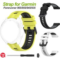 22mm Sport Silicone Strap For Garmin Forerunner 965 955 945 935 Band Wristband For Garmin Forerunner265 255 Watchband Accessorie