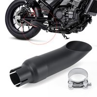 For Honda Rebel CMX 1100 2021-2024 Motorcycle Shorty Exhaust Muffler Pipe Radiant Cycle Black Exhaust Tip