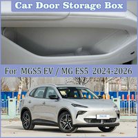 Car Door Slot Storage Boxes For MG ES5 Accessories MGS5 EV ES34 2024-2027 2025 2026 Auto Door Package Interior Protective Pads