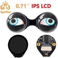 0.71inch Round LCD Display Screen Double EYE Module For Arduino Raspberry Pi ESP32 Pico STM32