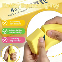 Funny Butter Stick Squishy Toys Slow Rising Toy Butter Bar Brick Squishy Fidget Toys Anti Stress Release for Office Adults Gifts
