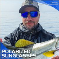 Kapvoe Outdoor Fishing Sunglasses Polarized Riding Eyewear Men Women Sports Cycling Eyewear Protection Glasses UV400 Goggles
