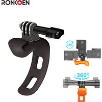 Ronkoen Action Camera Adjustable Silicone Mount Mini Flexible Bracket For Gopro Insta360 DJI Action Camera Accessories