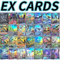 PKM EX Game Card PTCG Proxy Kyurem/MCharizard/Mew/Milotic/Raging Bolt/Reshiram/Reshiram/Team Rockets Mewtwo/Zapdos/Venusaur/ EX