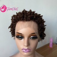Premium Afro Kinky Curly Human Hair 13x4 Lace Frontal Ear To Ear Glueless Wigs for Women #4 6'' 180% Density Remy Hair Wigs