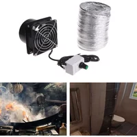 1set Adjustable Speed Solder Smoke Absorber Fume Extractor Fan Pipe Duct Exhuast Fan USB Adjustable Speed With 1M Pipe