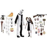 NECA Toys Terrifier 2 - Ultimate Art the Clown and The Little Pale Girl 7" Scale Action Figure 2-Pack Model Doll Garage Kit