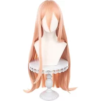 Chainsaw Man Power Cosplay Wig Long Orange Heat Resistant Synthetic Hair Party Role Play Wigs Anime