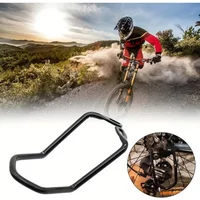 AliExpress 1PC Bicycle Rear Gear Derailleur Chain Guard Protector Road Bike Carbon Steel Double Wings Double Hole Arched Bracket