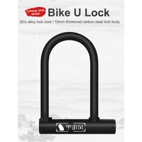 AliExpress West Biking WEST BIKING New Bike Lock With 2 Key Anti-theft Bicycle Lock Zinc Alloy Convenient Motorcycle Cycing U Lock Bicycle Accessories