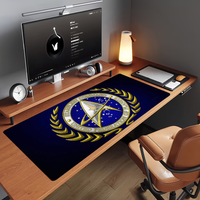 Movie S-Star T-Trek Mouse Pad Non-slip Rubber Gamer Balance Computer Mat Decoracion Deskmat Laptop Office Large