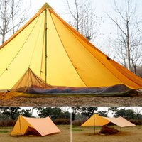 1Pc Ultralight Inner Tent for 1 Person 3/4 Seasons Backpacking Tent 40D PU3000MM Silicon Coating Nylon Outdoor Camping Tent