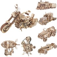 ROKR DIY 3D Wooden Puzzle Gear Model Building Kit Toys Gift for Adult