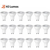 18PCS GU10 LED Bulb 7W AC220V No Flicker CRI85 Spotlight Energy Saving Lamp Replace Halogen Bulb for Home Indoor Lighting