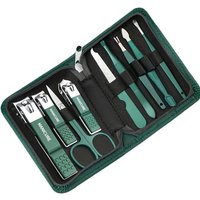 6/9Pcs Set Stainless Steel Manicure Set Portable Beauty Kit with Nail Clippers Scissors Files Ideal Nail Clipper Tools