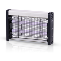 Powerful UV Mosquito Killer Lamp Electric Indoor - Double Iron Mesh, 2.5mm Grid, PP Frame, T8 Cover, Bug Trap Fly Killer