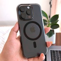 Original For Magsafe Clear Magnetic Hard Case For iPhone 17Pro 16 15 17Pro Max Capacitive Camera Button Wireless Charge Cover