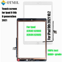 Touch screen Digitizer for iPad 9 9th gen Display 2021 10.2 Inches, for A2602 A2603 A2604 Front TouchScreen with Home Button
