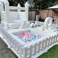 White Soft Play Set Children Indoor Outdoor Rental Soft Play Climbing Tunnel Soft Play Equipment Set with Ballpitpromote Sales