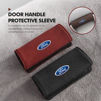 1/2PCS Car Roof/Door Handle Protective Cover Anti Slip Interior Accessories For Ford mk2 mk3 Ranger Mondeo mk4 S-MAX Kuga