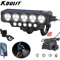 AliExpress NONE USB Rechargeable Bike LED Front Light With Cycling Bike Horn Waterproof Bicycle Bell Front Light Easy To Instal Night Riding