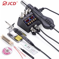 JCD 750 W 2 in 1 Lötstation LCD Digitalanzeige Schweißen Rework Station für Handy BGA SMD IC Reparatur Lötwerkzeuge 8898