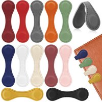 5 Stück magnetische Clip-Hülse, magnetische Schnalle, verkürzendes Artefakt, Anti-Fegen, magnetische Schnalle für Leder-Lesezeichen, Buchliebhaber