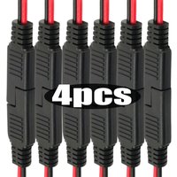 4/2/1pcs SAE Quick Connector Extension Cable Solar Panel Cable Wire Power Connector Disconnect Plug Automotive Extension Cable