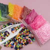 2000PCs 5MM Hama Beads Pixel Puzzle Mixed Color Hama Beads Diy Gift Handmade Children's Toys Gift Supplementary OPP Bag