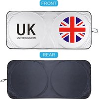 For MINI Cooper Clubman Countryman F54 F55 F56 F60 R55 Car Windshield Visor Sunshades Cover UK Flag Union Jack Sunscreen Parasol