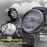 Montre pour homme STALINGRAD originale et authentique, mouvement 8215, acier inoxydable 316L, aiguilles luminescentes, étanche jusqu'à 100 mètres