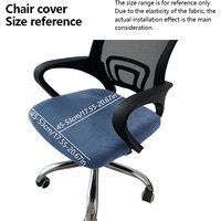 1Pc New Velvet Office Chair Cover Computer Swivel Seat Cover Modern Elastic Chair Slip Washable Slipcovers Removable Dust Cover