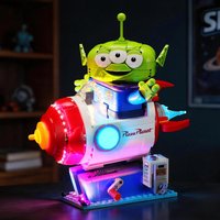 HPROSPER 5V LED Light (No Model) For LEGO 43307-Three-eyed Pizza Planet Rocket Tour Decorative lights With battery box