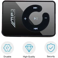 New Portable Mini Clip USB MP3 Player Music Media Support Micro SD TF Card Fashion Hifi MP3 for Outdoor Sports Mini Convenience