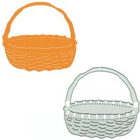 Embossing Dies Vintage Basket Pattern Metal Punch Cutter Scrapbooking Stencil For DIY Card Clipart Photo Album Decorating