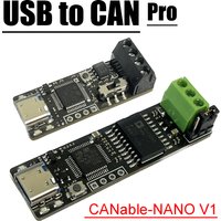 Adaptateur transmetteur-récepteur USB CAN Bus Type-C vers CAN CANable Pro PCAN, compatible avec le logiciel de communication Python-CAN