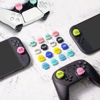 Silicone Joystick Thumb Grip Cap Cover For Switch 2/NS Pro Game Controller For Sony PS5 PS4 Slim PS3 Xbox One Series X/S Case