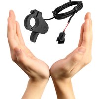 Wuxing 300X Thumb Throttle 3 Core 0.8-4.2V Output For Electric Bicycle E-Bike Scooter 12V 24V 36V 48V 52V 72V Left Right Handleb