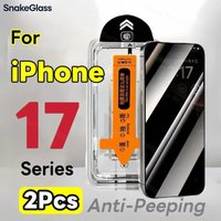 2Pcs Anti-Spy Screen Protector for IPhone 17 Pro Max 16 15 14 13 12 11 Pro Max 16 15 14 Plus 16e Air 17e Series Tempered Glass