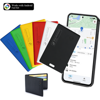 Thin Wallet Tracker Card Android Smart Tag Work with Google Find Hub Bluetooth Search GPS Tracker Tag Locator Wallet Finder Card