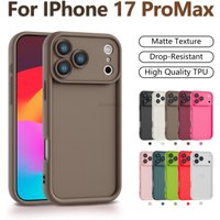 For iPhone 17 Pro Max Case 17Pro Cover Shockproof Matte Texture Drop-Resistant Case For iPhone17 Air