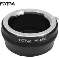 FOTGA Pentax K/PK Lens to E-Mount Adapter For Sony NEX3/C3/NEX5/5C/5N/5R/NEX6/7 Adapter Ring for Sony Alpha A7 A7S A7R A7II A9