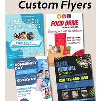 Custom Flyers for Small Business A6/A5/A4 Flyer Premium Paper Flyers Price List Introduction Advertisement Double-Sided Printing