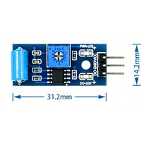 2pcs Normally Closed Type Vibration Sensor Module Alarm Sensor Module Vibration Switch SW-420