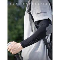 AliExpress HKXY GLOVES Cooling Arm Sleeves for Men Cycling Driving Sun Protection Elbow Support Elastic Breathable Hiking Fishing Outdoor Arm Sleeves