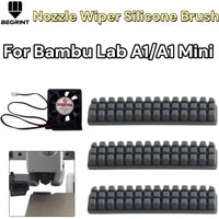For Bambu Lab A1/A1 Mini 3Pcs Wear Resistant Silicone Nozzle Wiper Kit Scratch-Free Cleaning 3D Printer Replacement Parts
