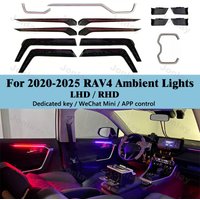 Jonlay Car Interior Ambient Light For LHD RHD RAV4 2019-2025 LED Atmosphere Mood Lighting Accessories Decoration Lamps backlight
