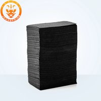 Nappe de tatouage jetable noire, tissu absorbant, serviette de nettoyage, papier médical, accessoires de tatouage de beauté